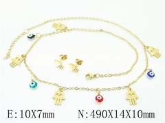Stainless Steel Jewelry Wholesale - Stainless Steel Jewelry Sets - HY24S0041HAL