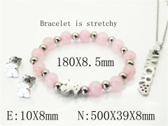 Stainless Steel Jewelry Wholesale - Stainless Steel Jewelry Sets - HY21S0406JHW