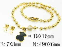 Stainless Steel Jewelry Wholesale - Stainless Steel Jewelry Sets - HY21S0284IKC