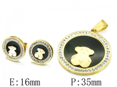 Stainless Steel Jewelry Wholesale - Stainless Steel Jewelry Sets - HY64S1283HOD
