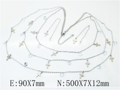 Stainless Steel Jewelry Wholesale - Stainless Steel Jewelry Sets - HY59S1760HPZ