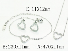 Stainless Steel Jewelry Wholesale - Stainless Steel Jewelry Sets - HY30S0165JPF
