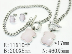 Stainless Steel Jewelry Wholesale - Stainless Steel Jewelry Sets - HY21S0363JHE