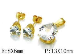 Stainless Steel Jewelry Wholesale - Stainless Steel Jewelry Sets - HY21S0008JHU