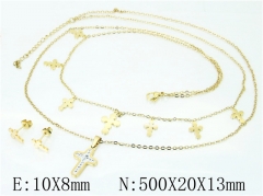 Stainless Steel Jewelry Wholesale - Stainless Steel Jewelry Sets - HY24S0034HTT