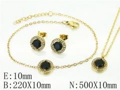 Stainless Steel Jewelry Wholesale - Stainless Steel Jewelry Sets - HY59S2335HLD