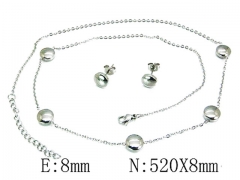 Stainless Steel Jewelry Wholesale - Stainless Steel Jewelry Sets - HY59S2856PE
