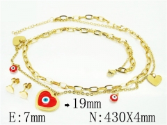 Stainless Steel Jewelry Wholesale - Stainless Steel Jewelry Sets - HY24S0045HIE