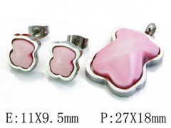 Stainless Steel Jewelry Wholesale - Stainless Steel Jewelry Sets - HY64S0280HMZ