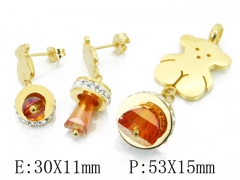 Stainless Steel Jewelry Wholesale - Stainless Steel Jewelry Sets - HY64S1249HJF