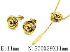 Stainless Steel Jewelry Wholesale - Stainless Steel Jewelry Sets - HY59S1321OG