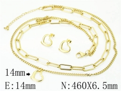 Stainless Steel Jewelry Wholesale - Stainless Steel Jewelry Sets - HY59S2259HLS