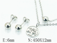 Stainless Steel Jewelry Wholesale - Stainless Steel Jewelry Sets - HY91S1374MG