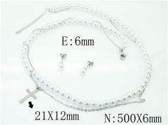 Stainless Steel Jewelry Wholesale - Stainless Steel Jewelry Sets - HY59S2067HKT