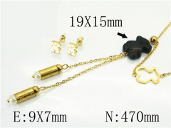 Stainless Steel Jewelry Wholesale - Stainless Steel Jewelry Sets - HY64S1347HMZ