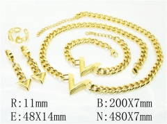 Stainless Steel Jewelry Wholesale - Stainless Steel Jewelry Sets - HY50S0250JDD