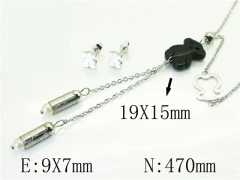 Stainless Steel Jewelry Wholesale - Stainless Steel Jewelry Sets - HY64S1340HKX