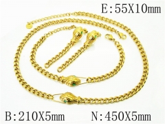 Stainless Steel Jewelry Wholesale - Stainless Steel Jewelry Sets - HY32S0105IME