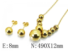 Stainless Steel Jewelry Wholesale - Stainless Steel Jewelry Sets - HY59S1446OR