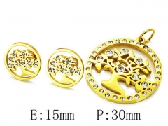 Stainless Steel Jewelry Wholesale - Stainless Steel Jewelry Sets - HY25S0508HKD