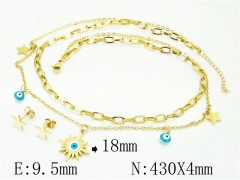 Stainless Steel Jewelry Wholesale - Stainless Steel Jewelry Sets - HY24S0047HIE