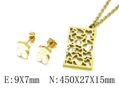 Stainless Steel Jewelry Wholesale - Stainless Steel Jewelry Sets - HY21S0185HME