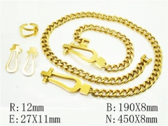 Stainless Steel Jewelry Wholesale - Stainless Steel Jewelry Sets - HY50S0541JQQ