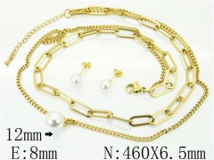 Stainless Steel Jewelry Wholesale - Stainless Steel Jewelry Sets - HY59S2247HLX