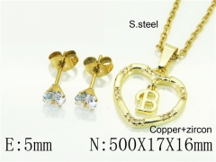 Stainless Steel Jewelry Wholesale - Stainless Steel Jewelry Sets - HY54S0613NLG