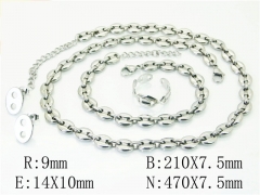 Stainless Steel Jewelry Wholesale - Stainless Steel Jewelry Sets - HY50S0265IOQ