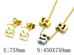 Stainless Steel Jewelry Wholesale - Stainless Steel Jewelry Sets - HY64S1120HZZ