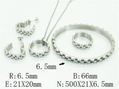 Stainless Steel Jewelry Wholesale - Stainless Steel Jewelry Sets - HY50S0472JJQ