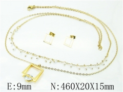 Stainless Steel Jewelry Wholesale - Stainless Steel Jewelry Sets - HY21S0330OX
