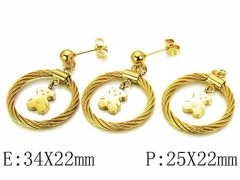 Stainless Steel Jewelry Wholesale - Stainless Steel Jewelry Sets - HY64S0765IHR