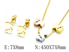 Stainless Steel Jewelry Wholesale - Stainless Steel Jewelry Sets - HY64S1103HSS