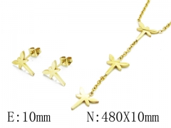 Stainless Steel Jewelry Wholesale - Stainless Steel Jewelry Sets - HY59S1355OR