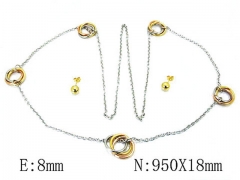 Stainless Steel Jewelry Wholesale - Stainless Steel Jewelry Sets - HY59S1249HME