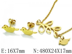 Stainless Steel Jewelry Wholesale - Stainless Steel Jewelry Sets - HY54S0220ML