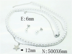 Stainless Steel Jewelry Wholesale - Stainless Steel Jewelry Sets - HY59S2077HKB