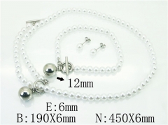 Stainless Steel Jewelry Wholesale - Stainless Steel Jewelry Sets - HY59S1976HOB