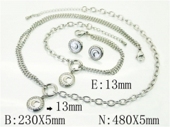 Stainless Steel Jewelry Wholesale - Stainless Steel Jewelry Sets - HY59S2374HMA