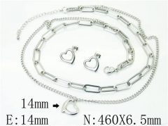 Stainless Steel Jewelry Wholesale - Stainless Steel Jewelry Sets - HY59S2232HJT