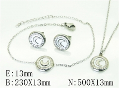 Stainless Steel Jewelry Wholesale - Stainless Steel Jewelry Sets - HY59S2370HHF