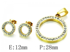 Stainless Steel Jewelry Wholesale - Stainless Steel Jewelry Sets - HY25S0578HIL