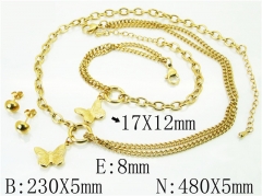 Stainless Steel Jewelry Wholesale - Stainless Steel Jewelry Sets - HY59S2276HOQ