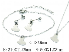 Stainless Steel Jewelry Wholesale - Stainless Steel Jewelry Sets - HY59B1665LF