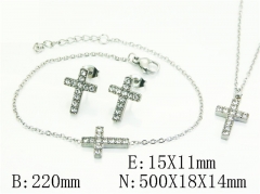 Stainless Steel Jewelry Wholesale - Stainless Steel Jewelry Sets - HY59S2574HIR