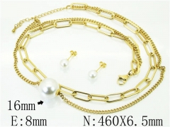 Stainless Steel Jewelry Wholesale - Stainless Steel Jewelry Sets - HY59S2248HLW