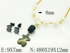 Stainless Steel Jewelry Wholesale - Stainless Steel Jewelry Sets - HY21S0376IHR