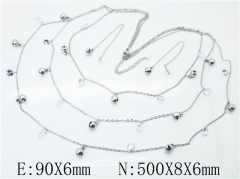 Stainless Steel Jewelry Wholesale - Stainless Steel Jewelry Sets - HY59S1768HPQ